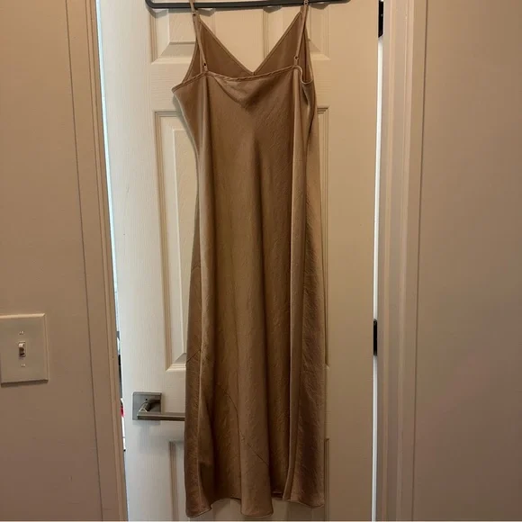 Aritzia Tan Slip Dress - Picture 2 of 4